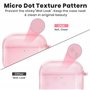 ULAK Coque de protection pour Airpods 4, coque de protection en TPU souple transparent antichoc avec porte-clés pour Airpods 4 [