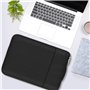 Cozary Sacoche PC Portable 13 Pouces Ultra-Légère - Housse Ordinateur Anti-Dérapante avec Poche Externe & Poignée Latérale, Comp