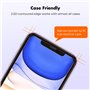 UNBREAKcable Lot de 2 protections d'écran en verre trempé incassable pour iPhone 11/iPhone XR [cadre d'installation facile] [dur