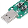 Module de test de charges, testeur de charge USB 1A 2A 3A décharge DC 5V indicateur clair réglable pour banque d'alimentation