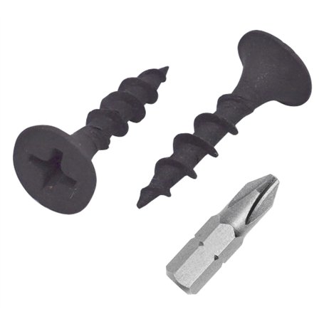 (Lot de 700 vis) Vis en acier au carbone phosphaté noir pour cloison sèche 3