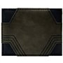 Nintendo Legend of Zelda Textured Golden Triforce Portefeuille Bi-Fold Porte-Carte d'Identité & Porte-Carte, Noir