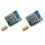 TECNOULAB 2 pièces RA-01 Lora SX1278 433MHz RA01 Prise de Transmission sans Fil à Spectre étalé