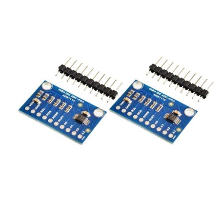 TECNOULAB 2 pièces ADS1115 Module 16 Bits I2C 4 canaux Module ADC ADS 1115