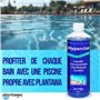 PLANTAWA Clarifiant Piscine 500 ML | Clarificateur Super Concentré pour éliminer la Turbidité et Les Graisses | Détendeur d'eau