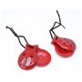 Castagnettes 1 paire de petits CASTANETS ESPAGNOLS 6 cm (2-6) bois de pin naturel TAILLE pour les plus petits