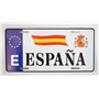 Plaque d'immatriculation espagnole décorative