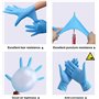 Boîte de 100 gants jetables en nitrile Bleu Taille L