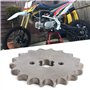 Sprocket Cog, 428 Chaîne 18 Dents Pignon de Chaîne de Remplacement pour Thumpstar Dirt Bike 110cc 125cc 140cc pour PIT PRO Trail