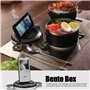 SALUTUY Bento Box Boîte à Lunch pour Adulte, boîte à Lunch pour Aliments Chauds Boîte à Lunch Multicouche Récipient Thermique em