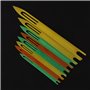 Riiichflowshop 8 pièces réparation de Filet de pêche Filet de pêche Aiguille Navettes en Plastique moulé Filet de réparation Aig
