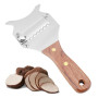Professionnel En Acier Inoxydable Truffe Fromage Champignons Ail Trancheuse Lame Réglable Rasoir À Chocolat pour Cuisine Gadget 