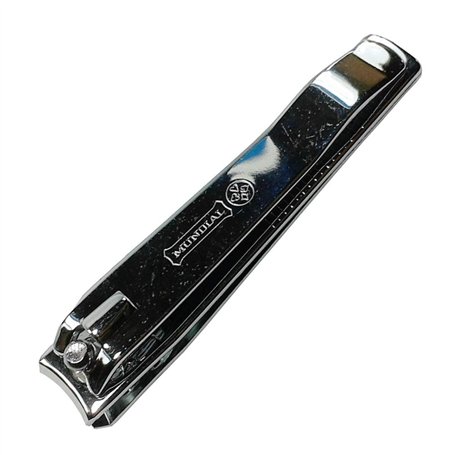 Mundial Coupe-ongles classique en acier au carbone plaqué nickel