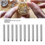 Okuyonic 10pcs Vis de Maillon de Bracelet de Montre, Pièces de Rechange Sûres pour Bracelet de Montre Vis de réparation pour Mon