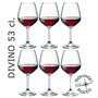 Bormioli Rocco Divino Calice Vino Rosso 53 cl Set 12 Pz