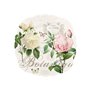 Easy Life Coffret 1 Assiette Festonnée D20 cm en Porcelaine Fine Jardin Botanique - 1176JARB - Easy Life