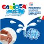 Carioca Marqueurs Joy demi-mètre colorés pour enfants avec pointe fine, format spécial de demi-mètre, idéal pour dessiner et col