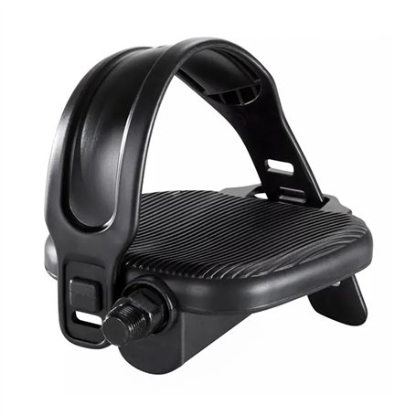 MVTEK Pédales vélo Pédales Pédale de vélo d'exercice Ergonomique en Nylon avec goupille sur Billes 12 mm et Filetage 1/2. Sangle