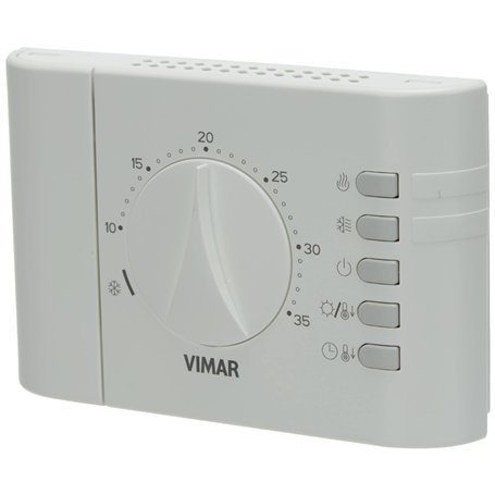 VIMAR 02900.1 Thermostat électronique pour Le Contrôle on/Off de la température Ambiante