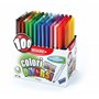 FIBRACOLOR Marqueurs 100 couleurs Lot de 100 feutres pointe conique en 100 couleurs différentes