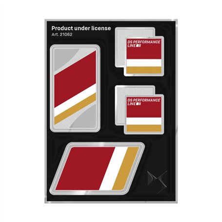 DS Autocollants Performance Line Officiel 4 Logos