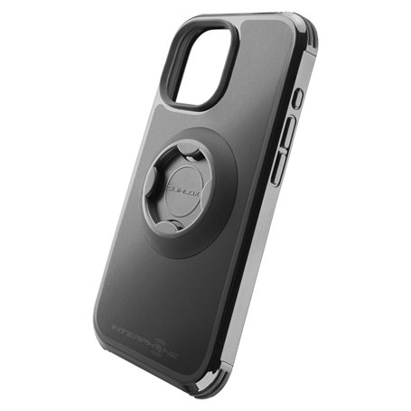 INTERPHONE - Support téléphone spécial Moto IPHONE 15 - Système modulaire QUIKLOX - Housse de Protection pour Attaches Quiklox