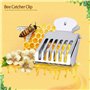 Pince de Receveur d'abeille Pince de Cage de marquage en Acier Inoxydable Pince de Attrape-Abeille Reine Outil de Capture Gadget
