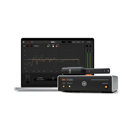 IK Multimedia ARC Studio. Standalone advanced room correction system. Includes hardware processor unit