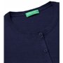 United Colors of Benetton Maglia Coreana M/L 1091d5558 Cardigan, Bleu, XXS Femme