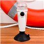 GATE14® Feu de navigation à LED blanc 360° portable pour bateau avec fixation par ventouse 2NM