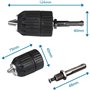 Mandrin automatique 2 13 mm SDS Plus pour perceuse visseuse 1/2 pouce