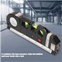 Mesure du niveau 4 en 1, appareil de mesure du niveau à bulle, mesure du niveau multifonction de l'horizon vertical 0-15 cm