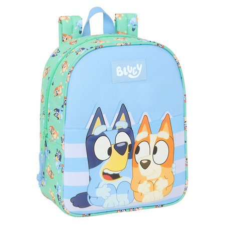 Cartable Bluey Sisters Vert 22 x 27 x 10 cm