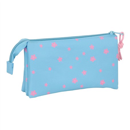 Fourre-tout Lilo & Stitch Happy Bleu ciel 22 x 12 x 3 cm