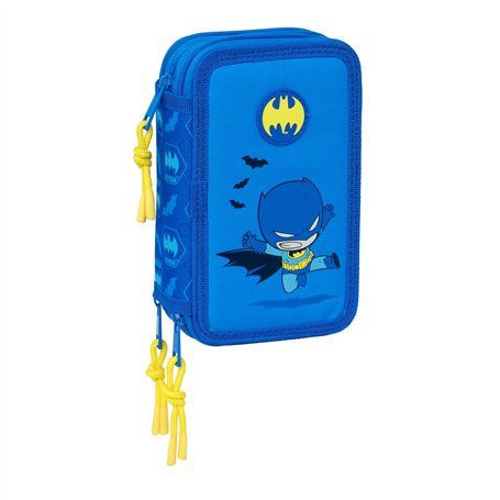 Pochette à crayons triple Batman Bleu 12