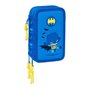 Pochette à crayons triple Batman Bleu 12