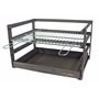 IMEX EL ZORRO 71473.0 Tiroir pour Barbecue avec Grille en Zinc Noir 42 x 41 x 35 cm