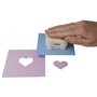 INNSPIRO Perforatrice Anywhere Punch coeur 38mm, perforatrice pour scrapbooking, DIY, manualités, création de cartes.