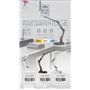 BEL AIR HOME - Lampe de Bureau LED 10W Articulée | 3 Températures de Lumière 3000-4000-6000K | Tactile pour Enfants et Bureau, M