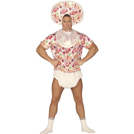 FIESTAS GUIRCA Costume Homme Grand Bébé - Déguisement Homme Drôle Taille S 46-48