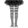 Fartoni Collant Halloween Femme. Collants Noirs À Rayures Blanches Ou Collants. Collants Tayas Pour Costumes D'Halloween. Access