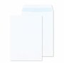 RAYLU PAPER - Lot de 10 grandes enveloppes blanches en papier avec fermeture auto-adhésive pour envoi de documents