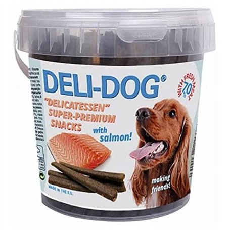 Deli Dog Snack Chien Bâtonnets Souples Saveur Saumon 800 g