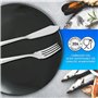 Couverts poisson 12 pieces acier inox poli avec 6 pelles a poisson et 6 fourchettes a poisson