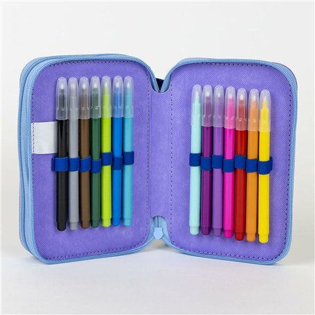 Trousse d'écolier Stitch Bleu 12