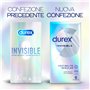 Durex 40465 Préservatifs Invisible Extra Lubrifié Boîte de 12
