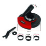 Hotte aspirante pour meuleuse d'angle 125mm / 115mm | FIT UNIVERSEL | aspiration flexible pour disque diamant 125mm | aspiration