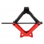 SIXTOL SX Scissor Jack 2T Cric Losange avec cliquet | 2 tonnes | Compact | Urgence | Cric de véhicule | Remplacement des pneus |
