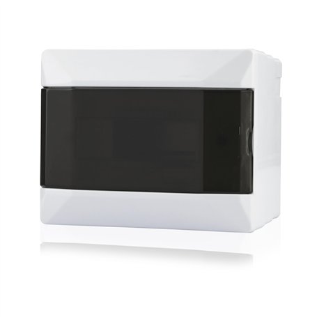 LionElectric Boîte à fusibles en saillie 2 à 6 modules | Armoire de commande à 1rangée blanche