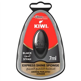 Kiwi Express Shine Éponge noire 7 ml